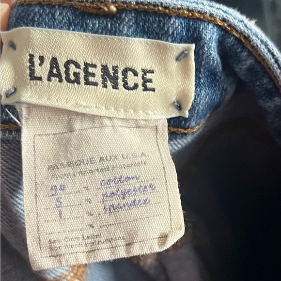 Ladies L’Agence Flare Medium Wash Jeans Size 31 - Picture 7 of 7